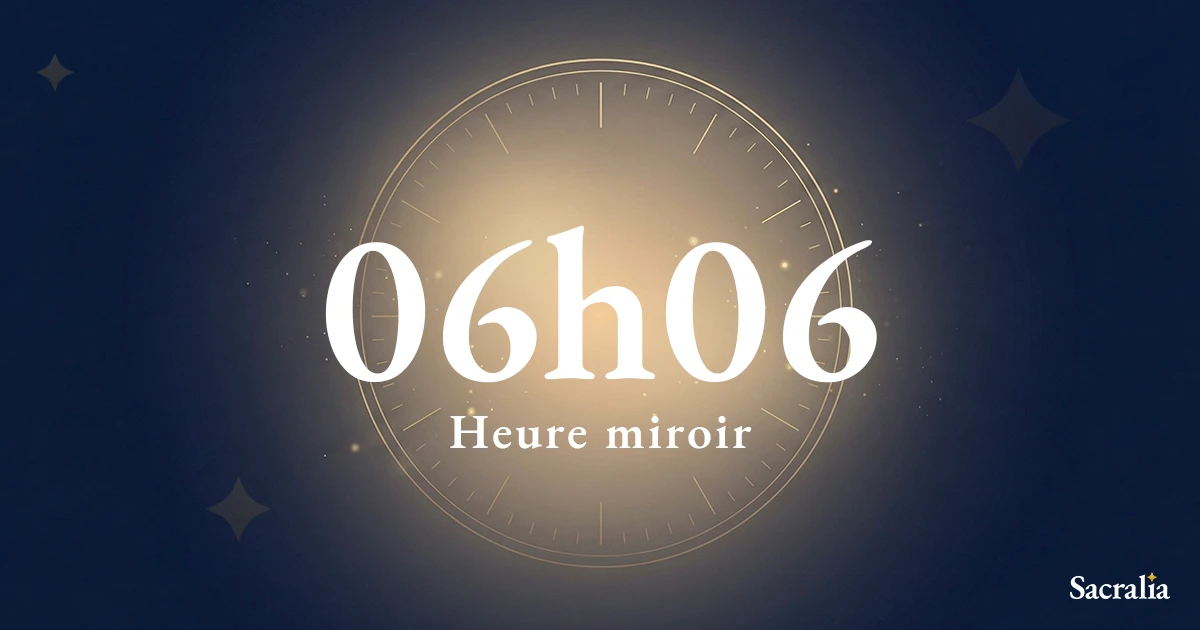 Heure miroir 06h06 — signification et message de l'ange Leuviah