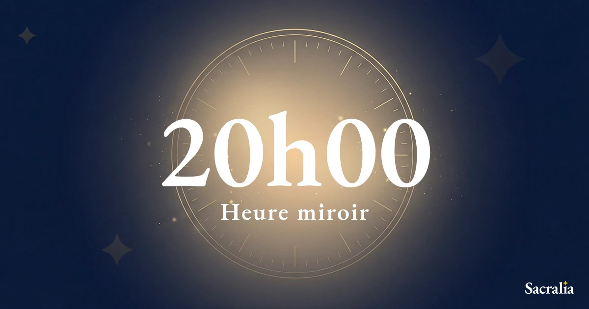 Heure miroir 20h00 — signification et message de l'ange Umabel
