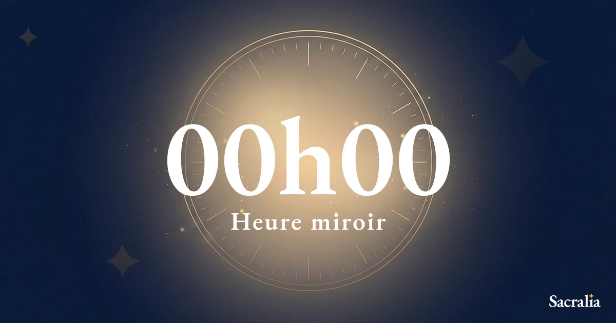 Heure miroir 00h00 — signification et message de l'ange Vehuiah