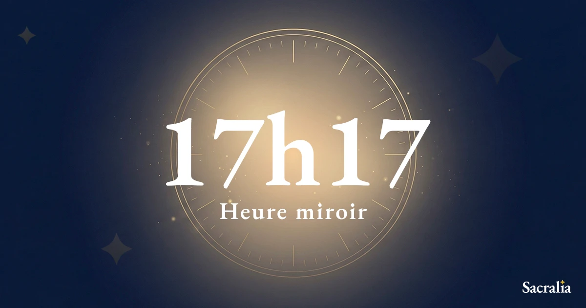 Heure miroir 17h17 — signification et message de l'ange Imamiah