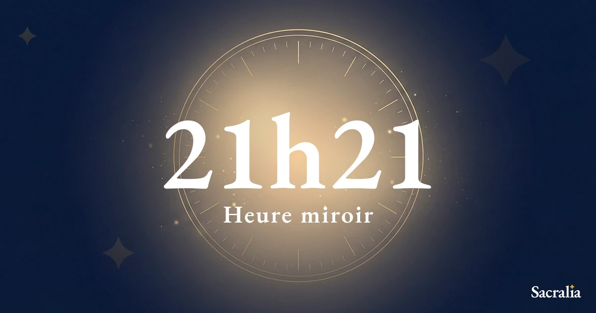 Heure miroir 21h21 — signification et message de l'ange Damabiah