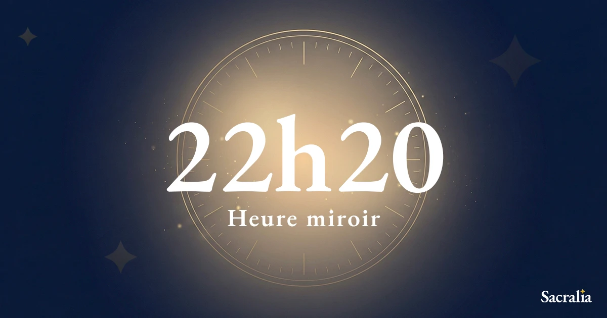 Heure miroir 22h20 — signification et message de l'ange Habuhiah