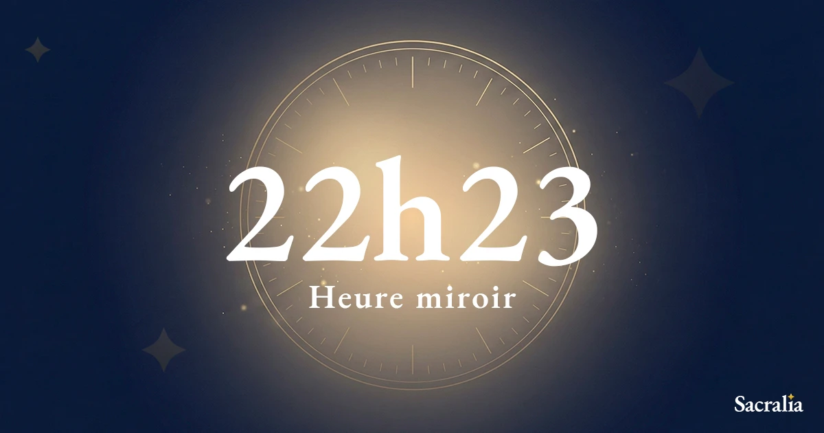 Heure miroir 22h23 — signification et message de l'ange Habuhiah