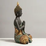 bouddha-thai-coin-zen-1 Statue Bouddha thaïlandais vue de profil