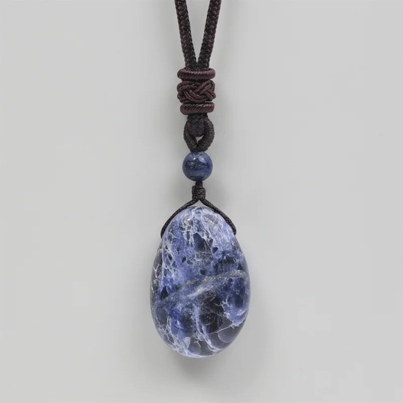 sodalite-studio Pendentif sodalite posé à plat